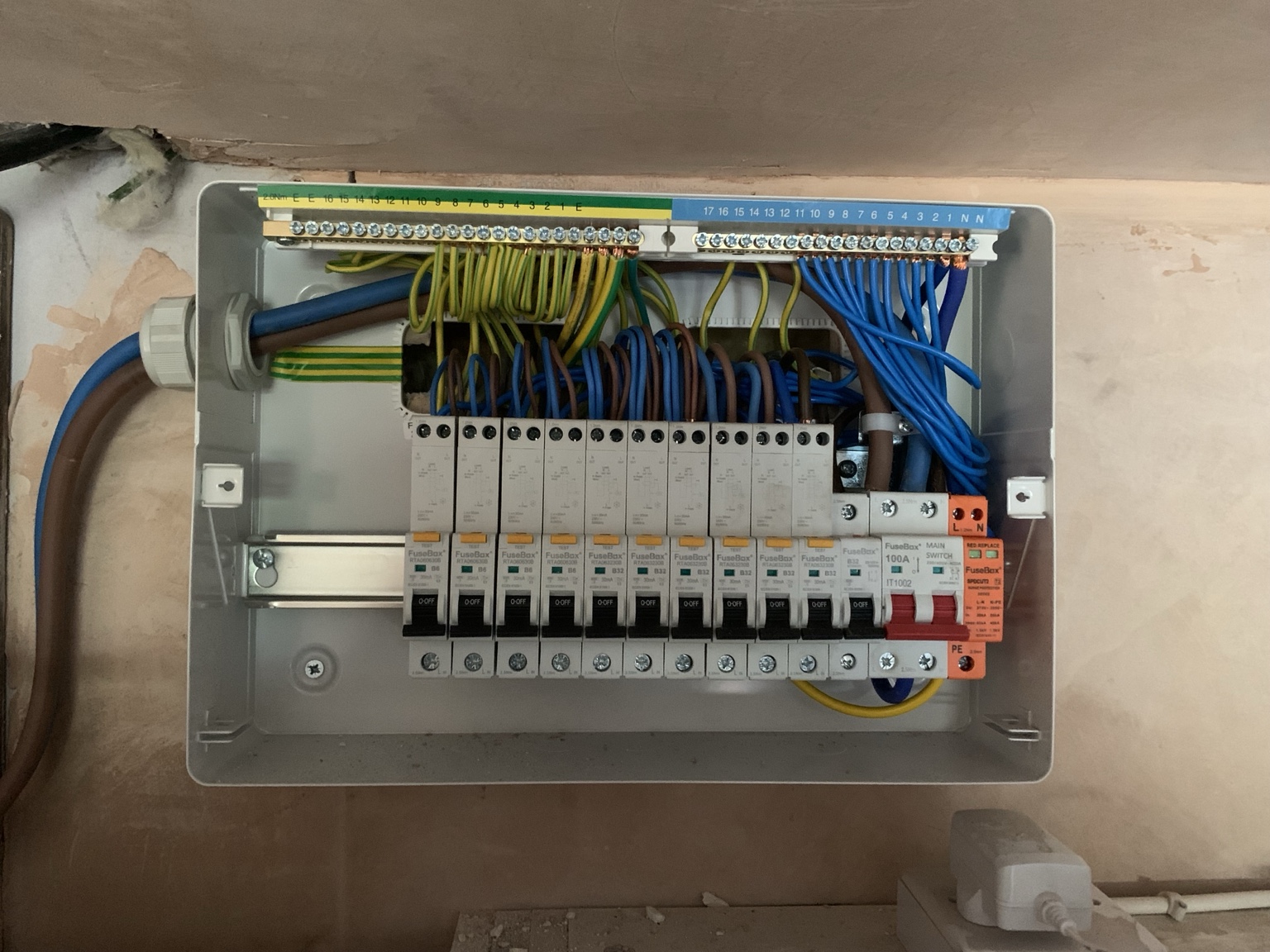 Consumer unit installation